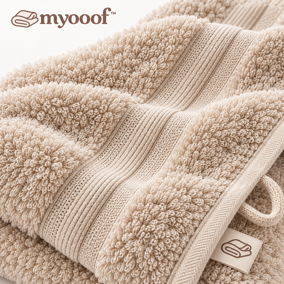 Myooof™ AirRidge Bath Towel