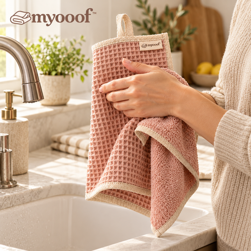 Myooof™ PalmDry Waffle Hand Towel