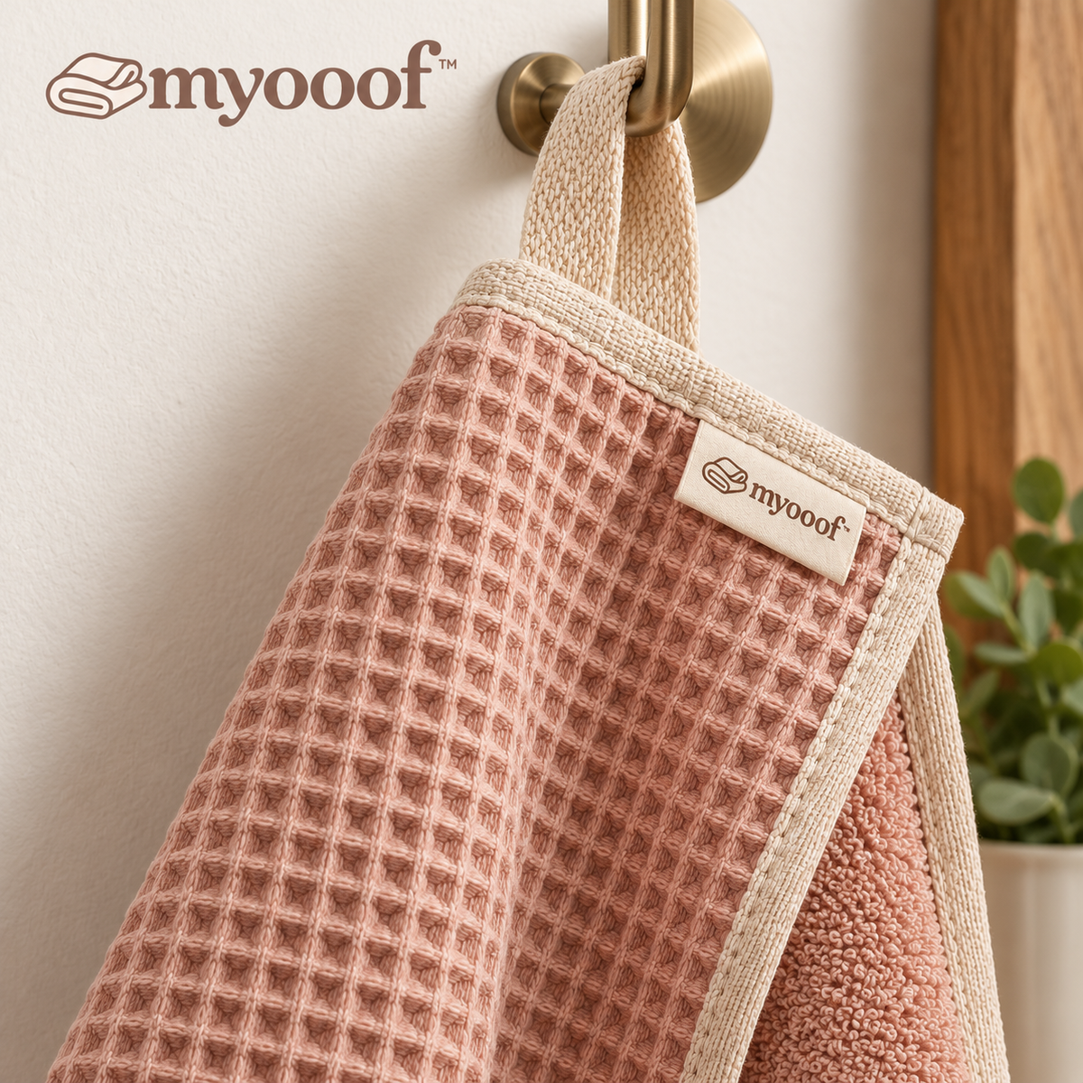 Myooof™ PalmDry Waffle Hand Towel
