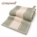 Myooof™ CalmStripe Waffle Face Towel